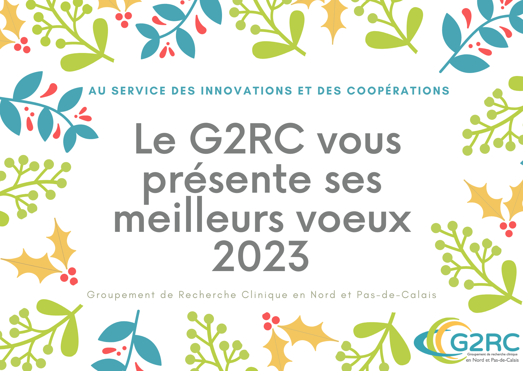 carte de  voeux G2RC